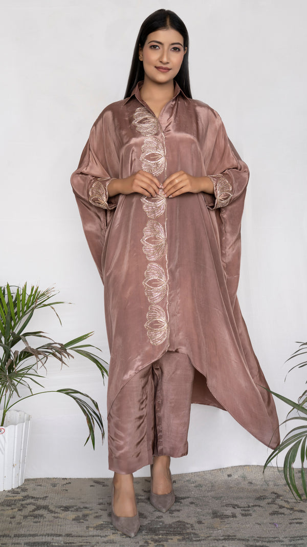 Embroidered Kaftan Shirt