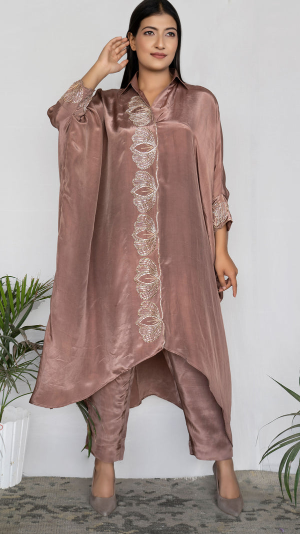 Embroidered Kaftan Shirt